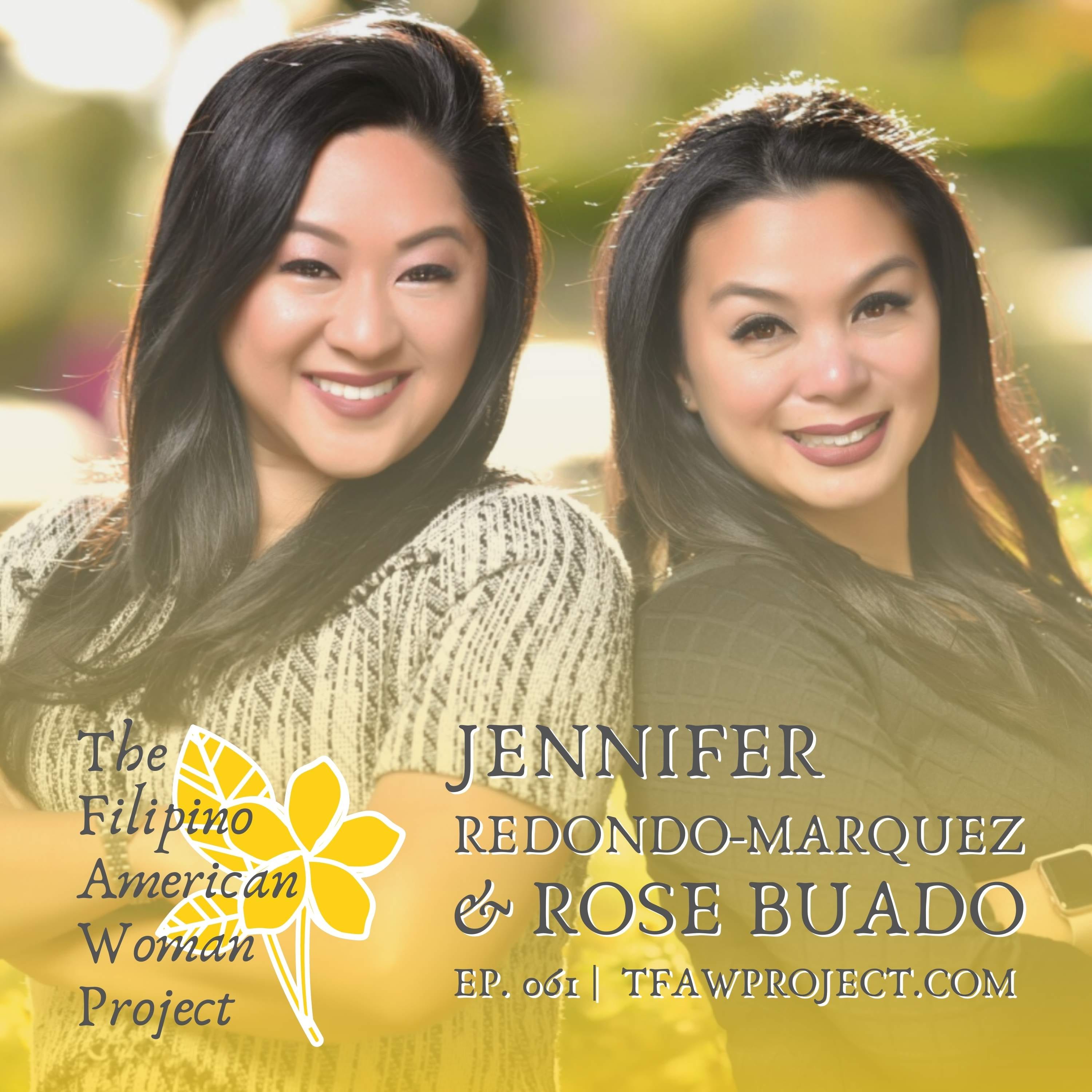 061: "If we were to give our expertise and learn from each other, then we can take each other to a new level." In Her Purpose with Jennifer Redondo-Marquez and Rose Buado episode artwork