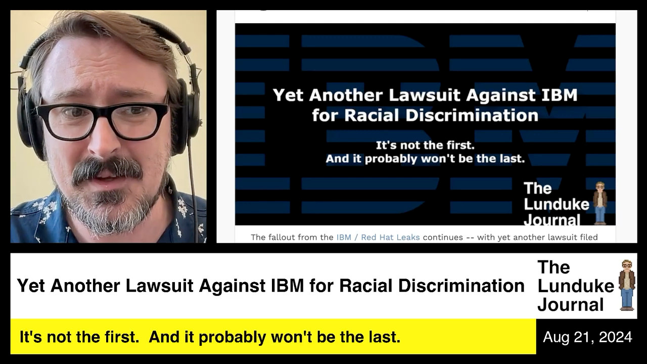 Yet Another Lawsuit Against IBM for Racial Discrimination