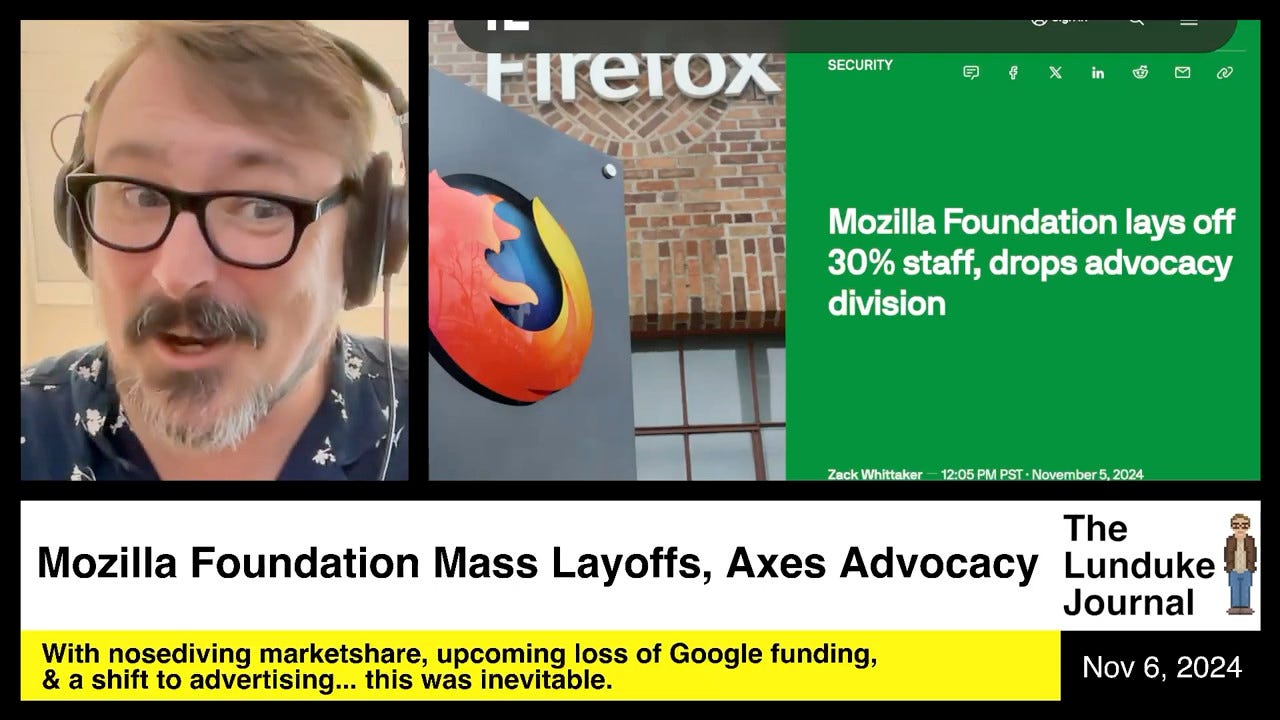 Mozilla Foundation Mass Layoffs, Axes Advocacy