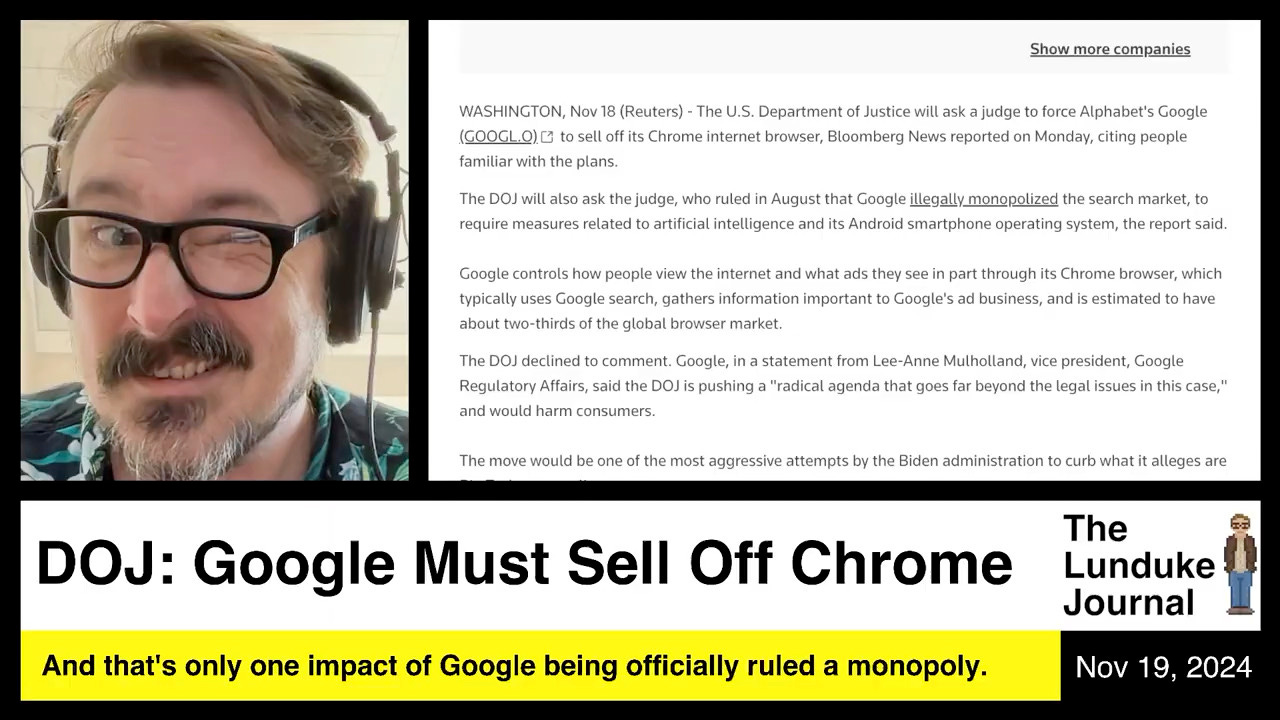 DOJ: Google Must Sell Off Chrome