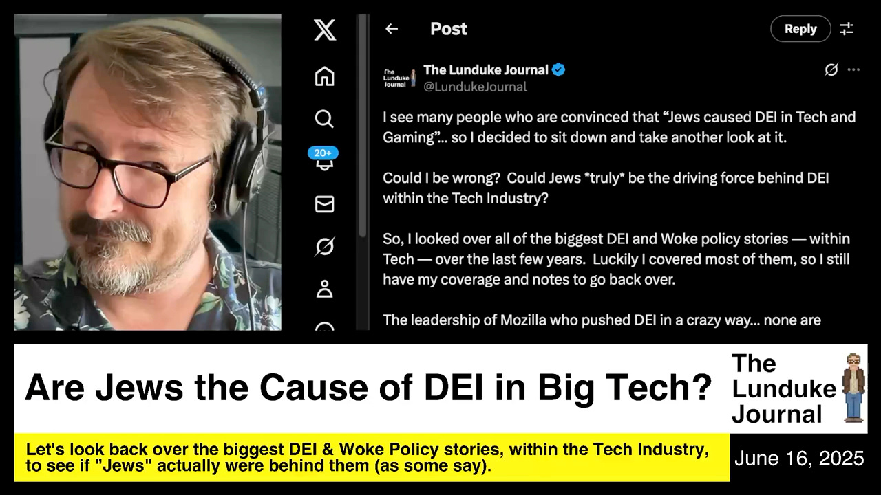 Are Jews the Cause of DEI in Big Tech?