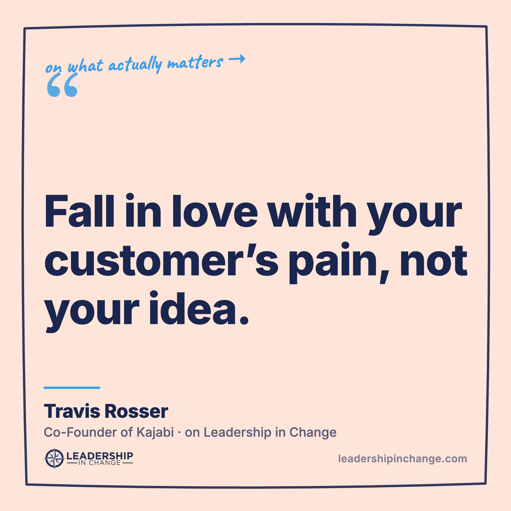 Fall in Love With Your Customer's Pain: Kajabi's Co-Founder on Building With AI episode artwork