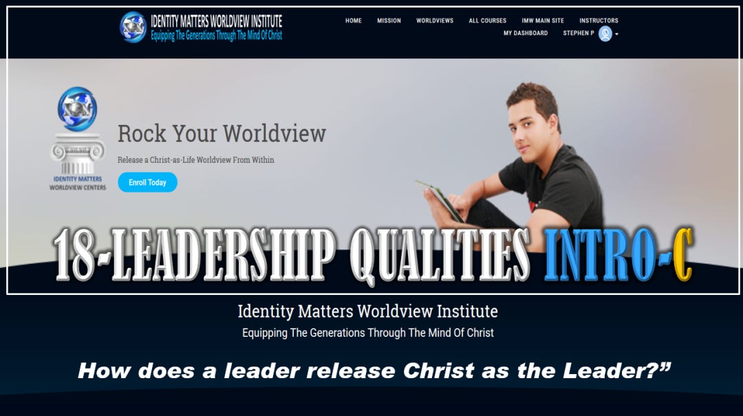 #1 18-Leadership Qualities Intro (Part C) episode artwork