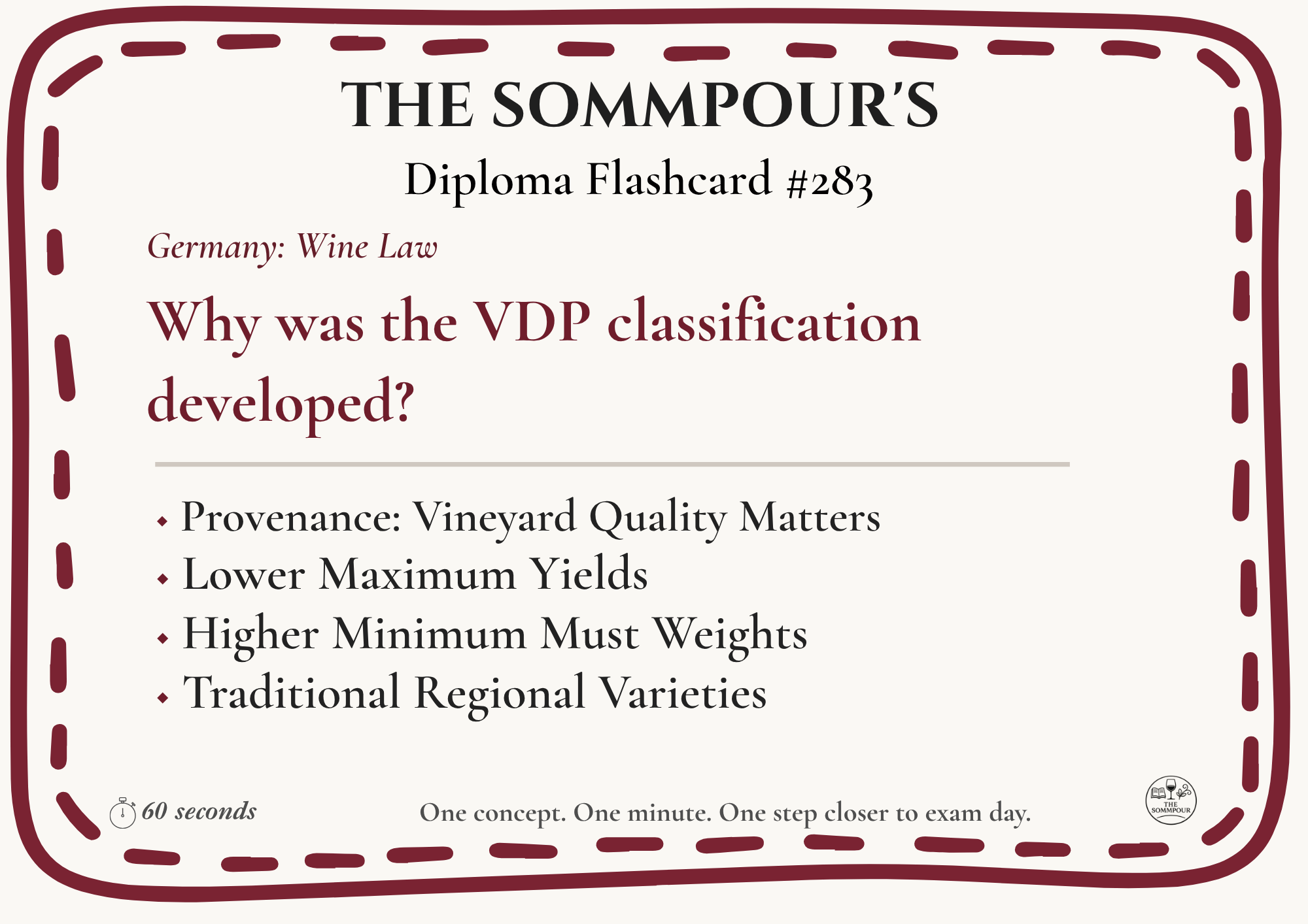 Diploma Flashcard #283: Why was the VDP classification developed? episode artwork