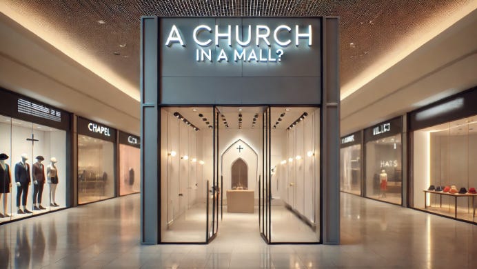 A Church in the Mall? episode artwork