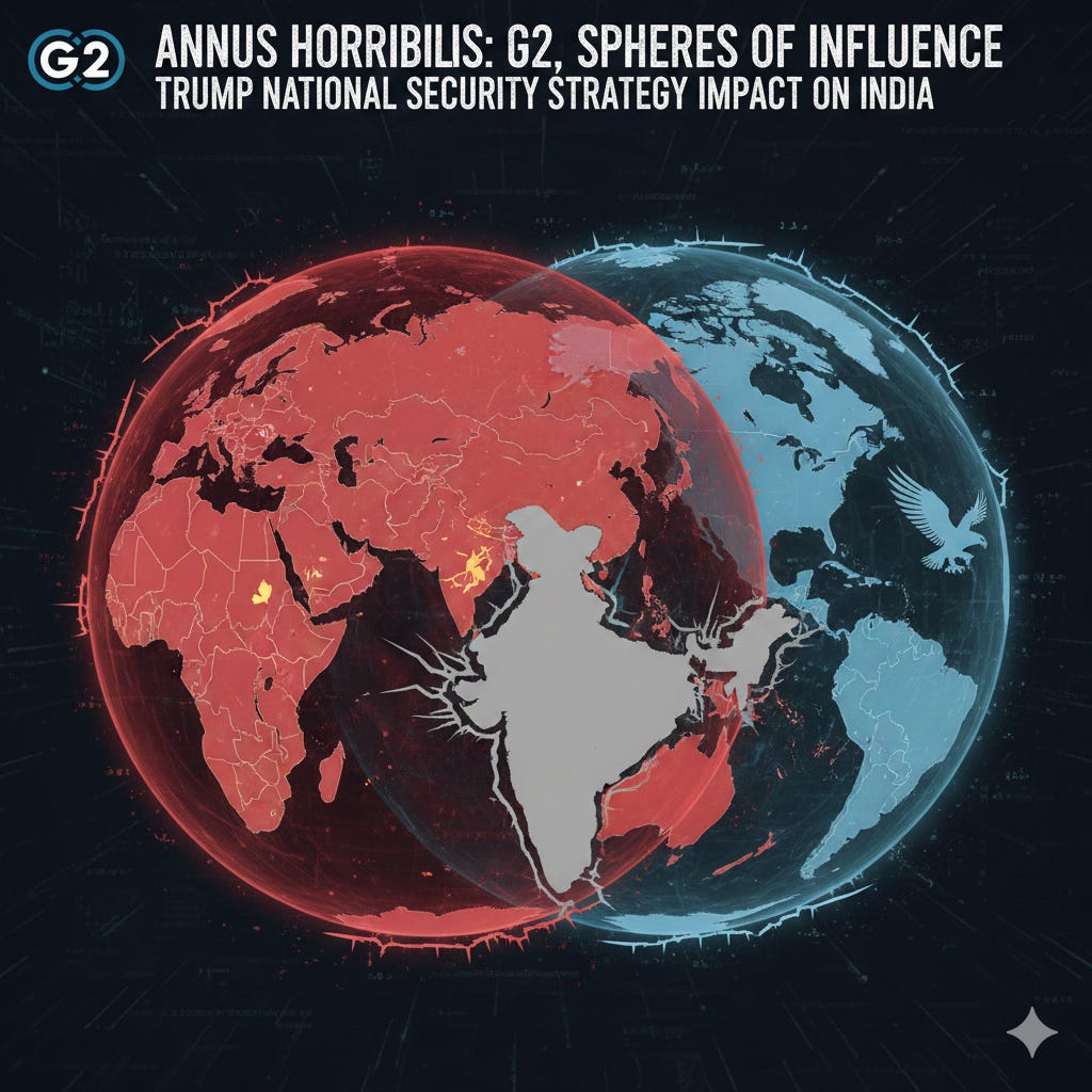 Ep. 181: Annus Horribilis: G2, spheres of influence, Trump National Security Strategy impact on India