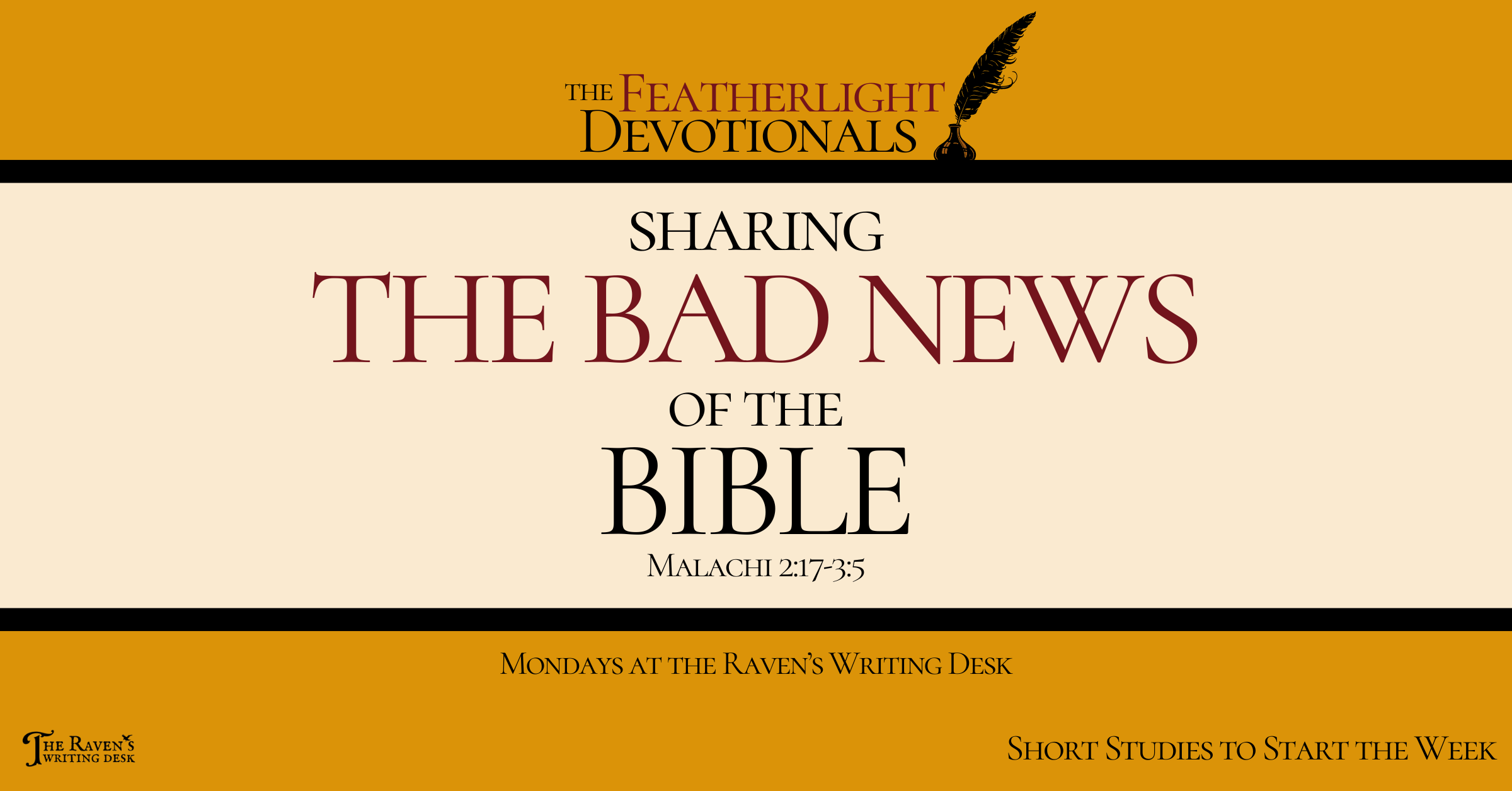 Sharing the Bad News of the Bible