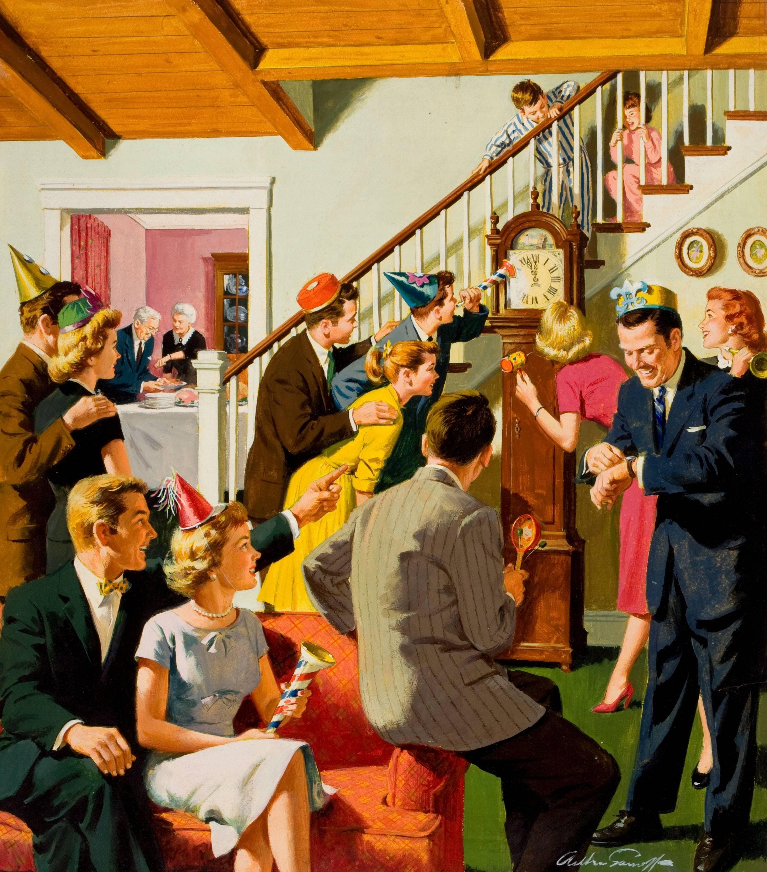 “New Year’s Eve as Transcribed from the Memory of Mister Harold Dean” by Maxwell Vagus-- An Atomic Voodoo Lounge Short episode artwork
