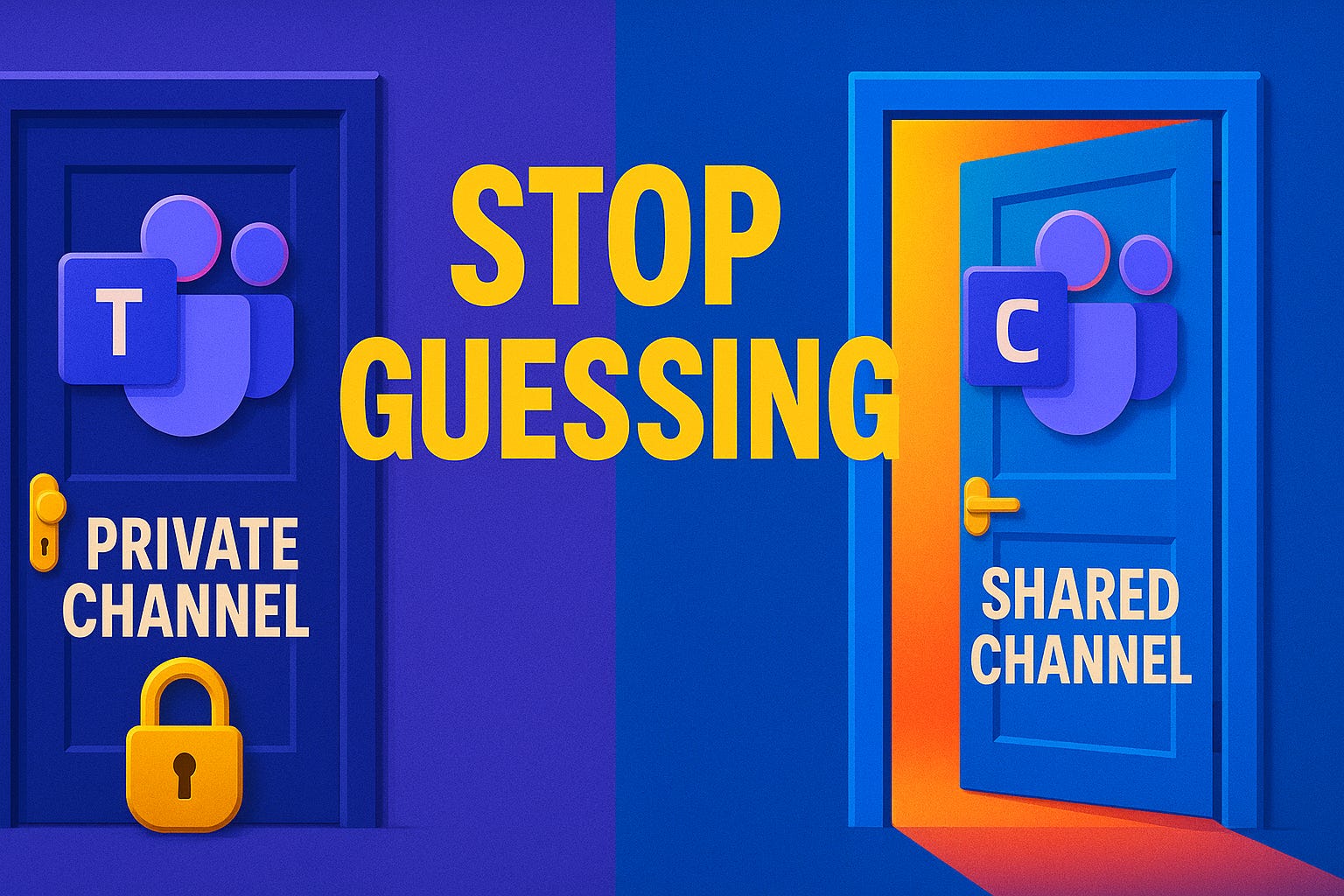 Teams - Private Channels vs Shared Channels: Stop Guessing