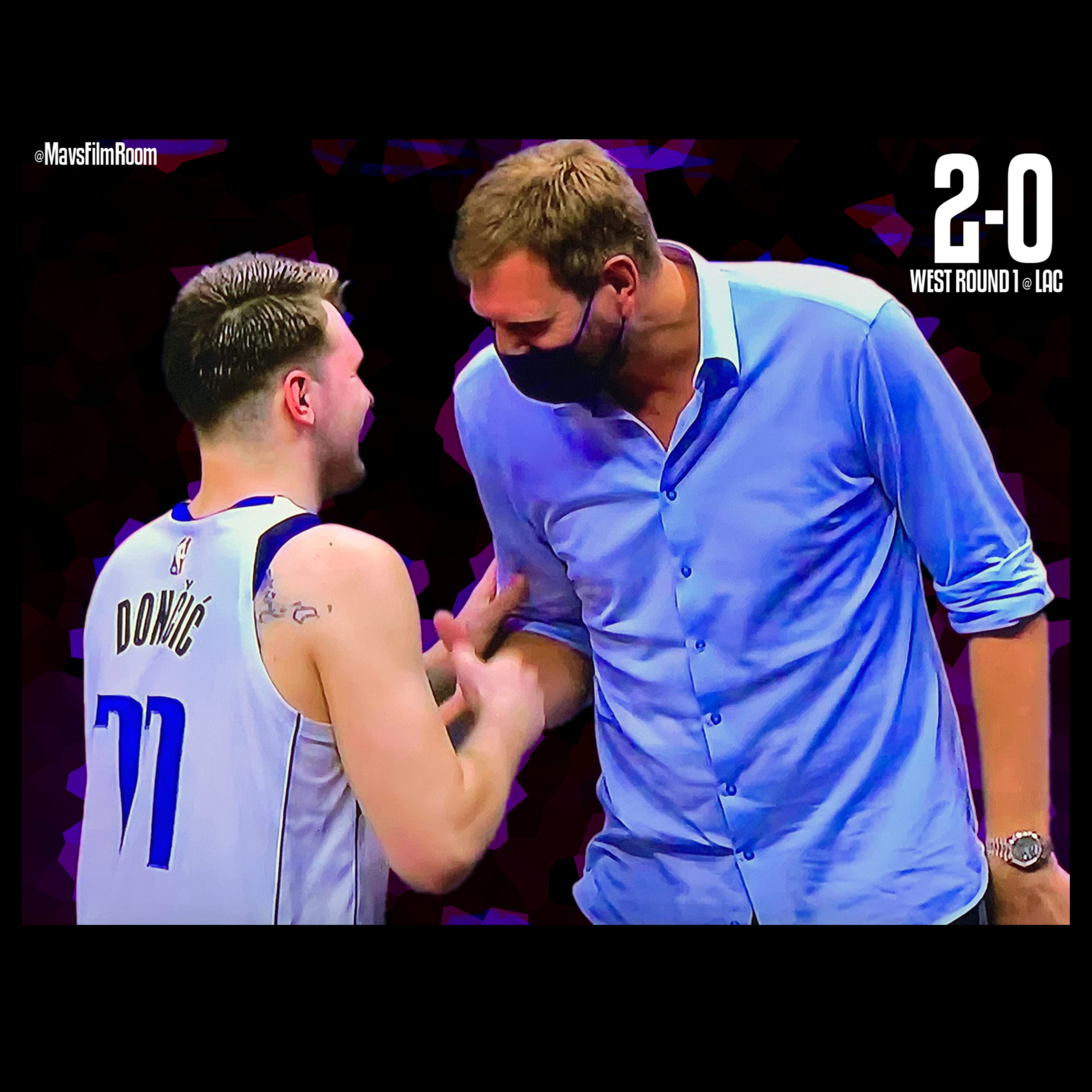 POSTGAME: Mavs beat Clippers 127-121 in Game 2 to take a 2-0 Series lead episode artwork