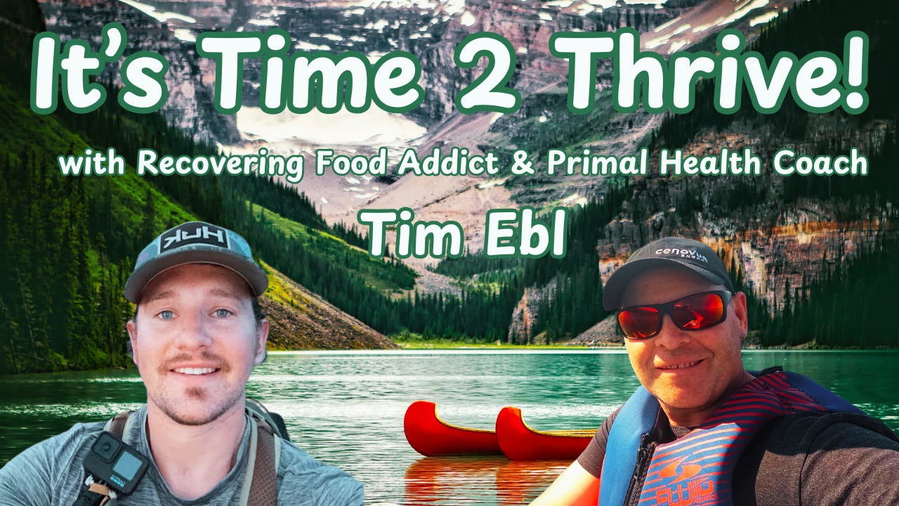 42. It’s Time 2 Thrive! A conversation with Recovering Food Addict and Primal Health Coach, Tim Ebl