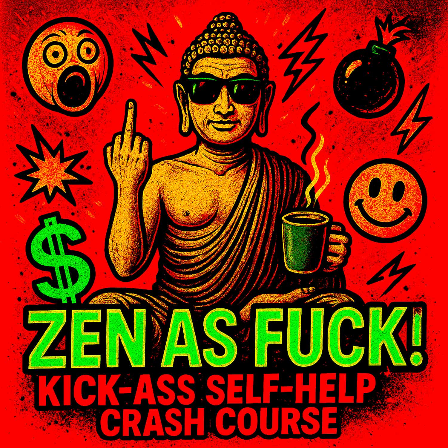 ZEN AS FUCK 🧘🔥💥 No Bullshit Kick-Ass Self-Help Bestseller Tips to become the best fucking version of yourself!