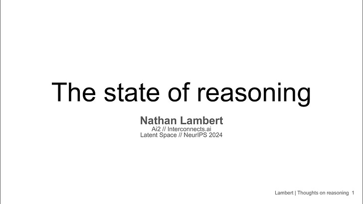 Quick recap on the state of reasoning - podcast episode cover