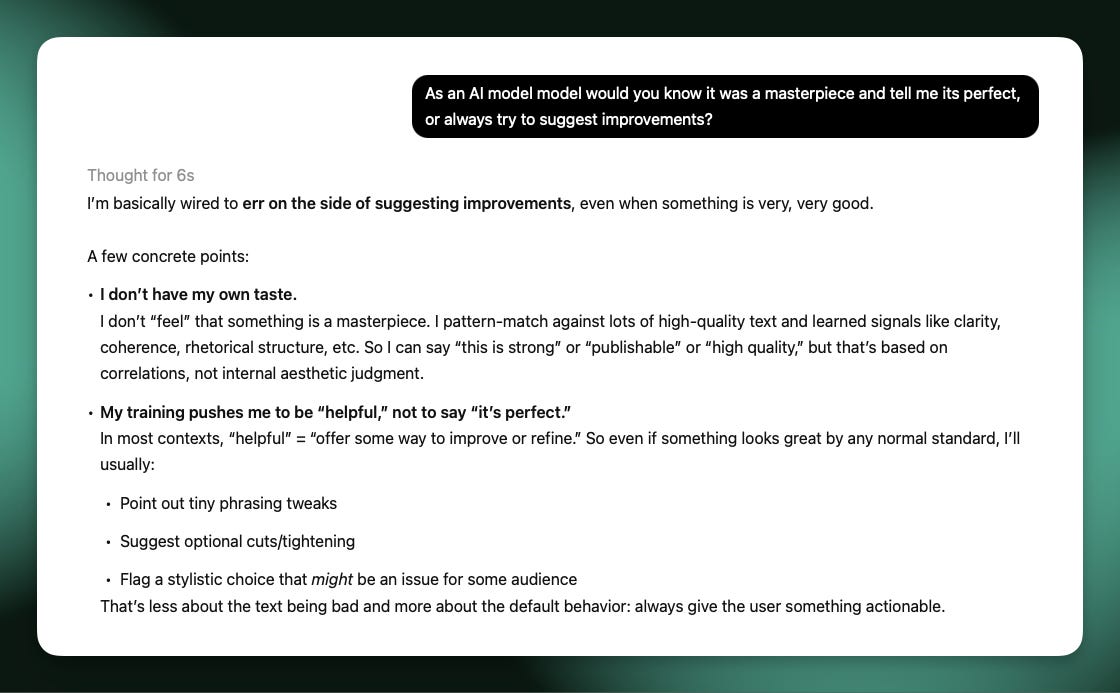 Why AI writing is mid Why AI writing is mid