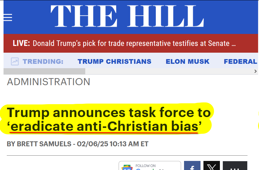 TR 666 - Trump's Plan to Eradicate anti-Christian Bias has Direct Ties to Religious Corruption TR 666 - Trump's Plan to Eradicate anti-Christian Bias has Direct Ties to Religious Corruption