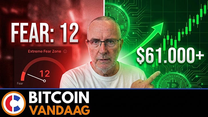 Iedereen is doodsbang, toch mik ik op $61.000 | Bitcoin Vandaag Podcast - 29 juni episode artwork