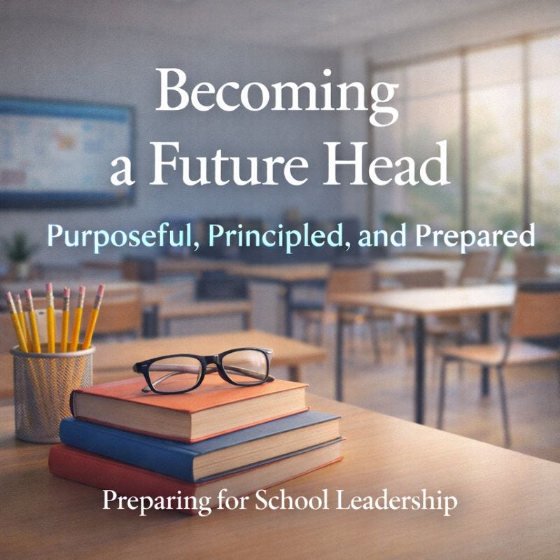 Becoming a Future Head: Purposeful, Principled, and Prepared - An Introduction episode artwork