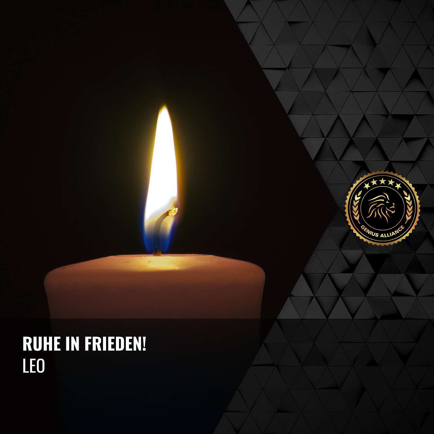 Ruhe in Frieden!