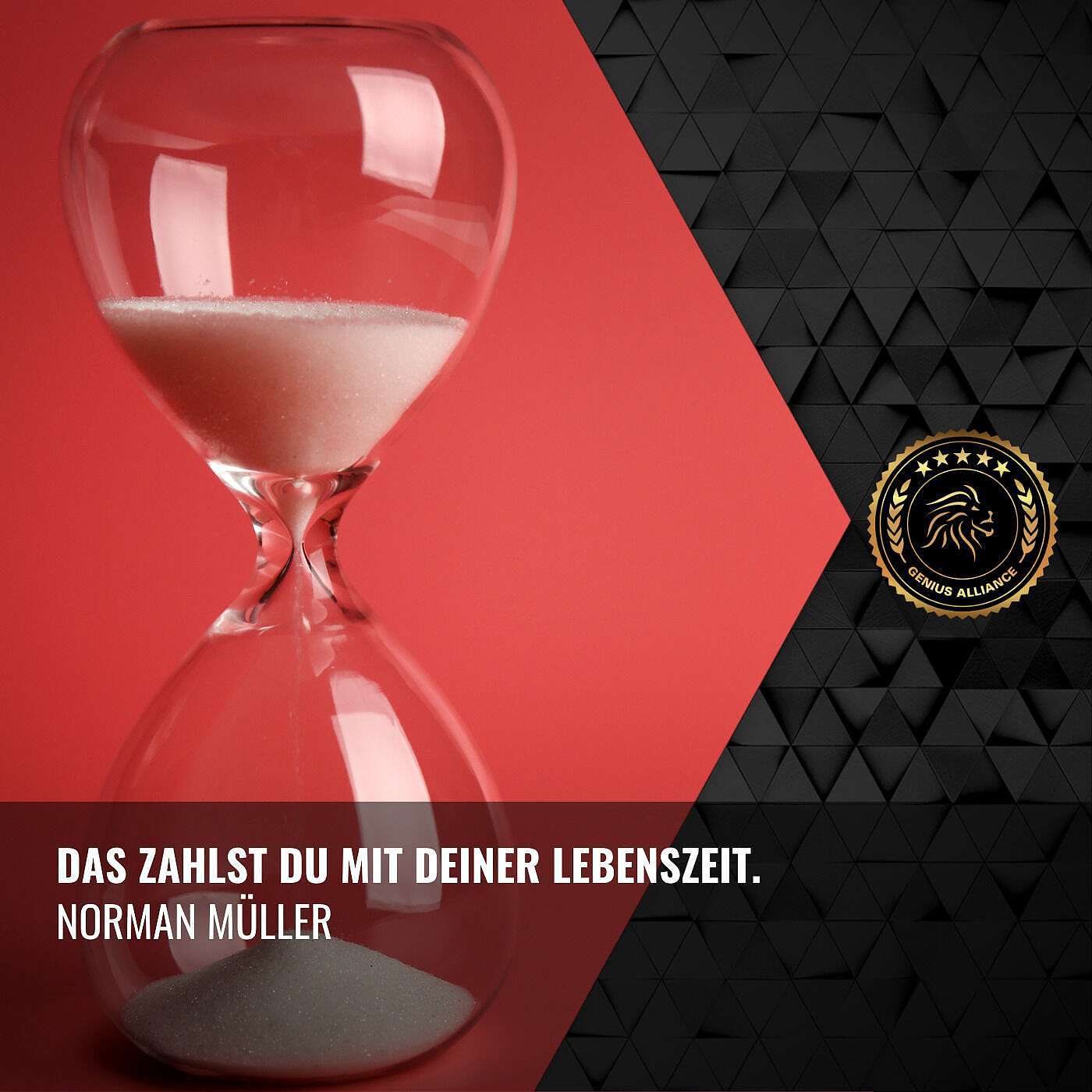 Das zahlst du mit deiner Lebenszeit. Oder: Ab morgen wird alles anders.