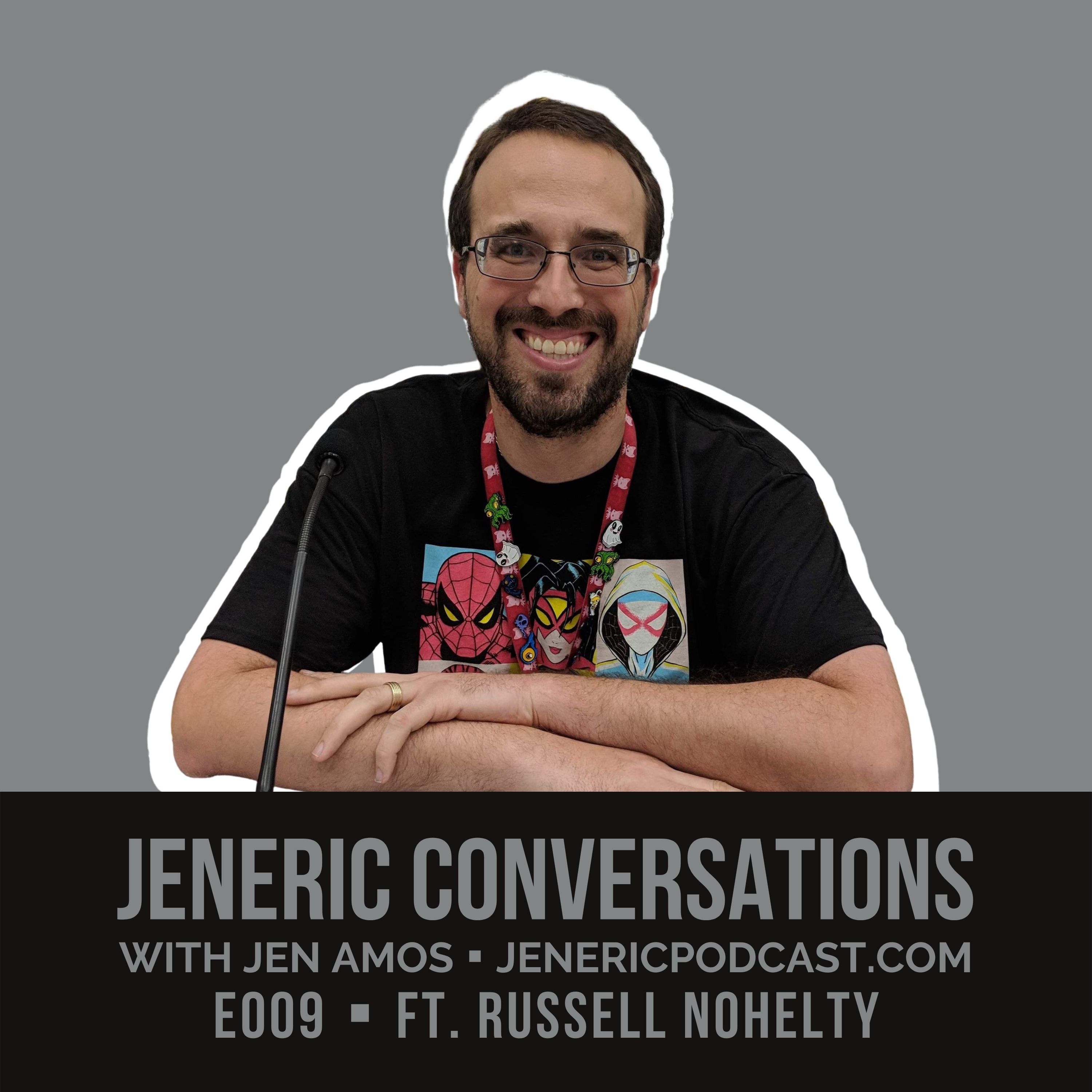009: "It's very important to decouple your self-worth from your success or failures." How to be a six-figure creative entrepreneur with Russell Nohelty episode artwork