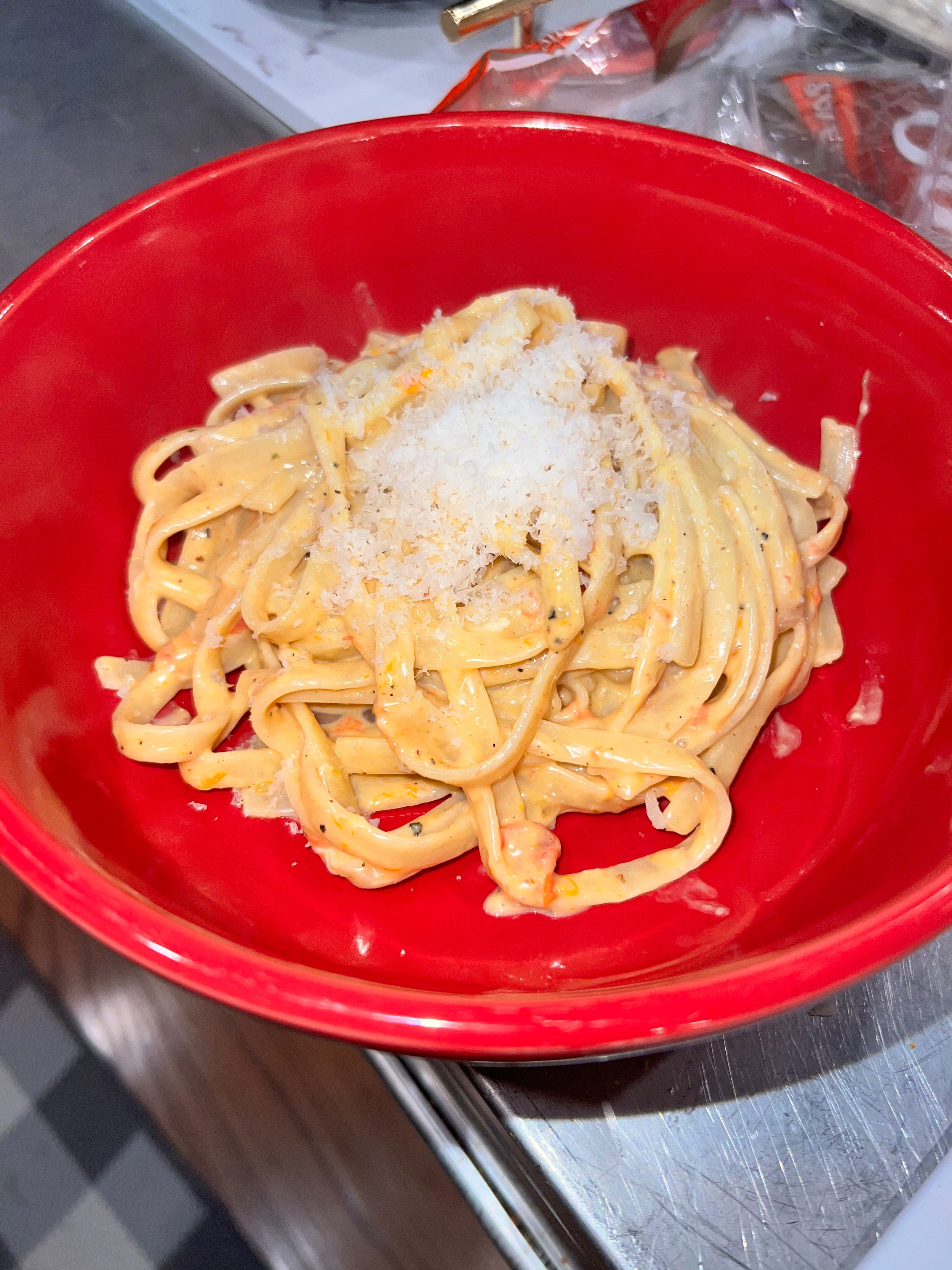 Rantin about the orange chicken pasta I made!  thumbnail
