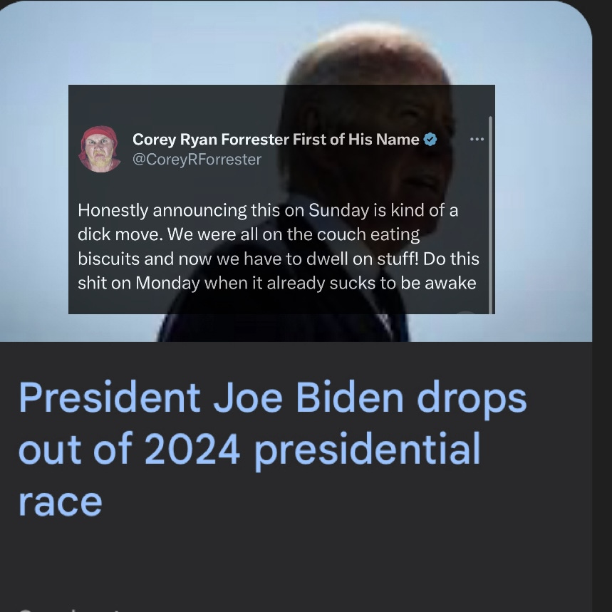 Pastor Petey Responds To Biden Dropping Out Of The Race  thumbnail