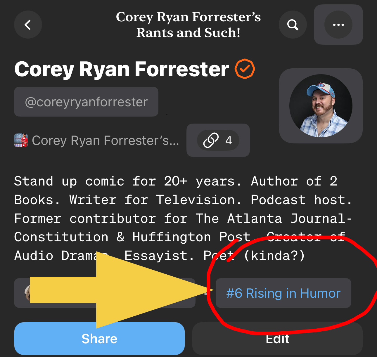 Corey Ryan Forrester’s Rants and Such!