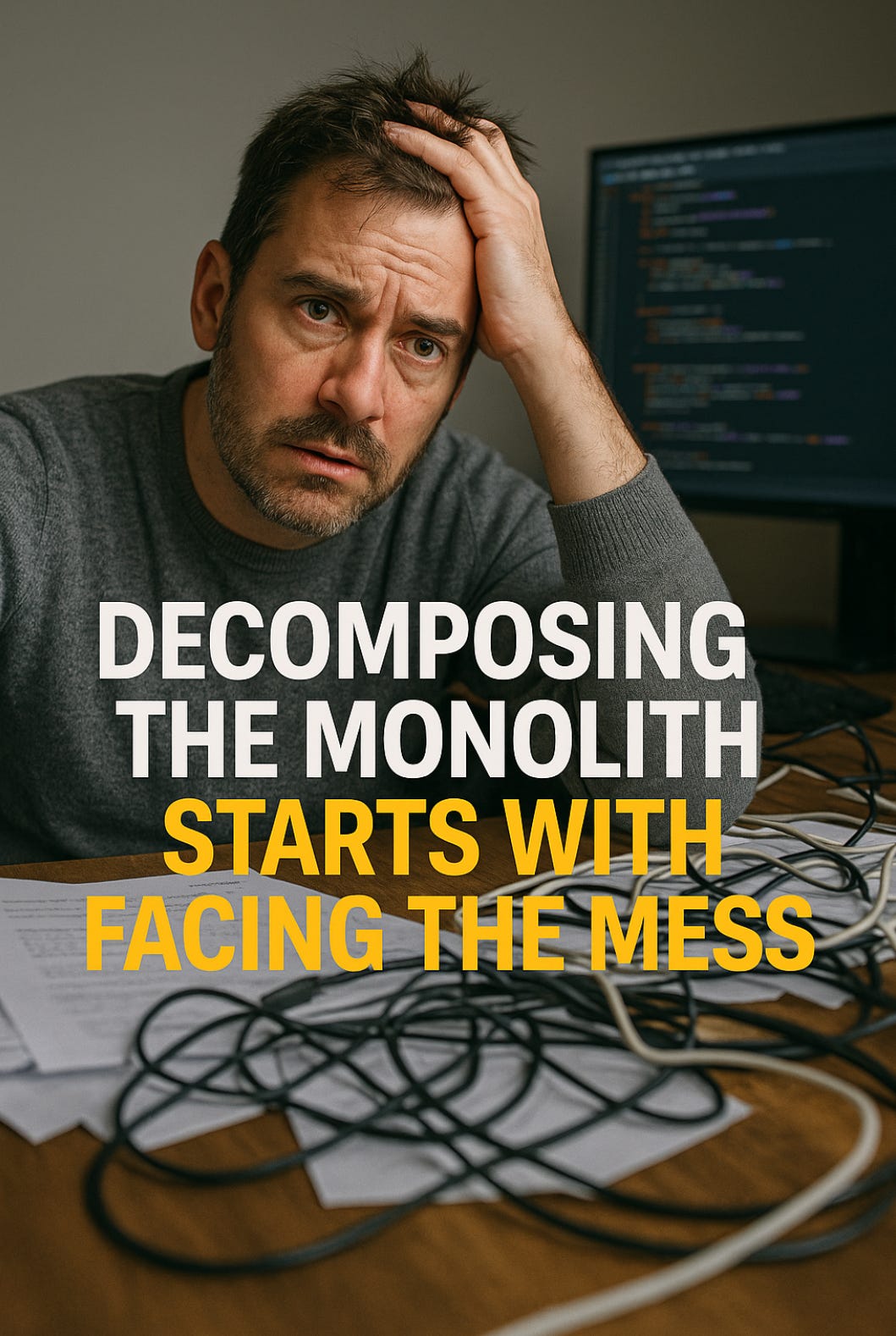 Decomposing the Monolith Starts With Facing the Mess