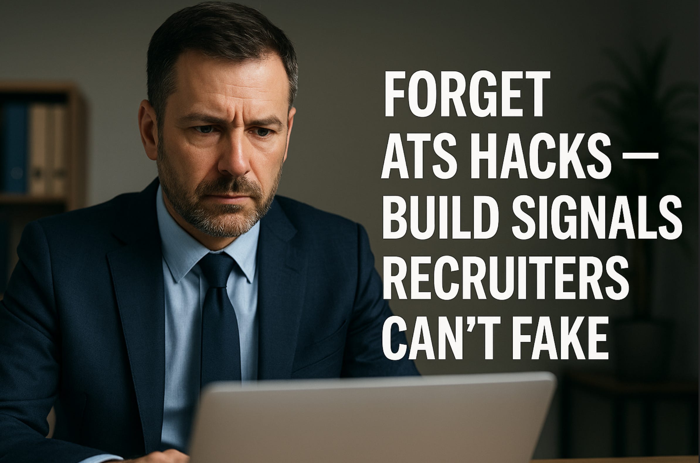 Forget ATS Hacks — Build Signals Recruiters Can’t Fake