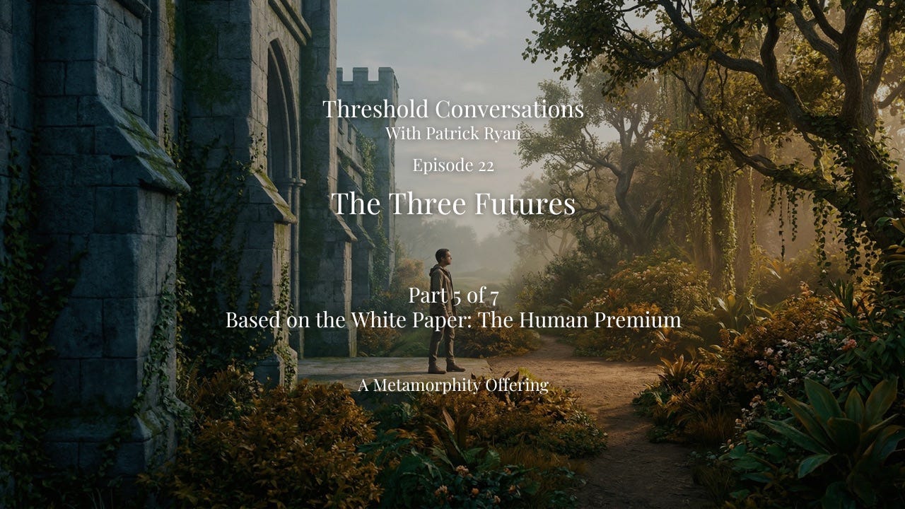 Threshold Conversations — Episode 22 The Three Futures episode artwork