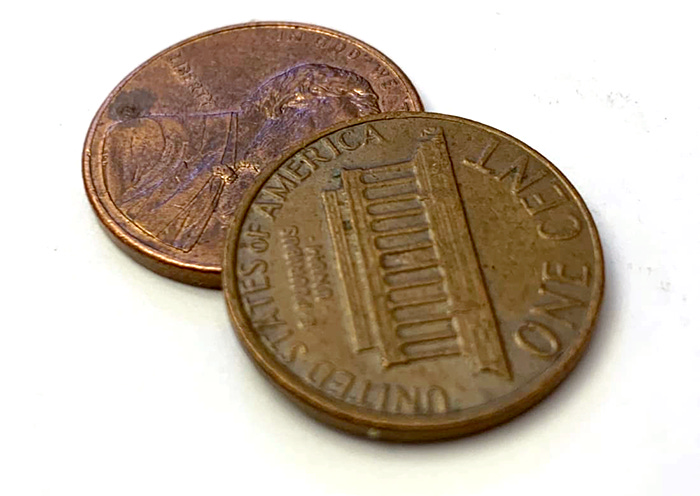 Audio pennies Audio pennies