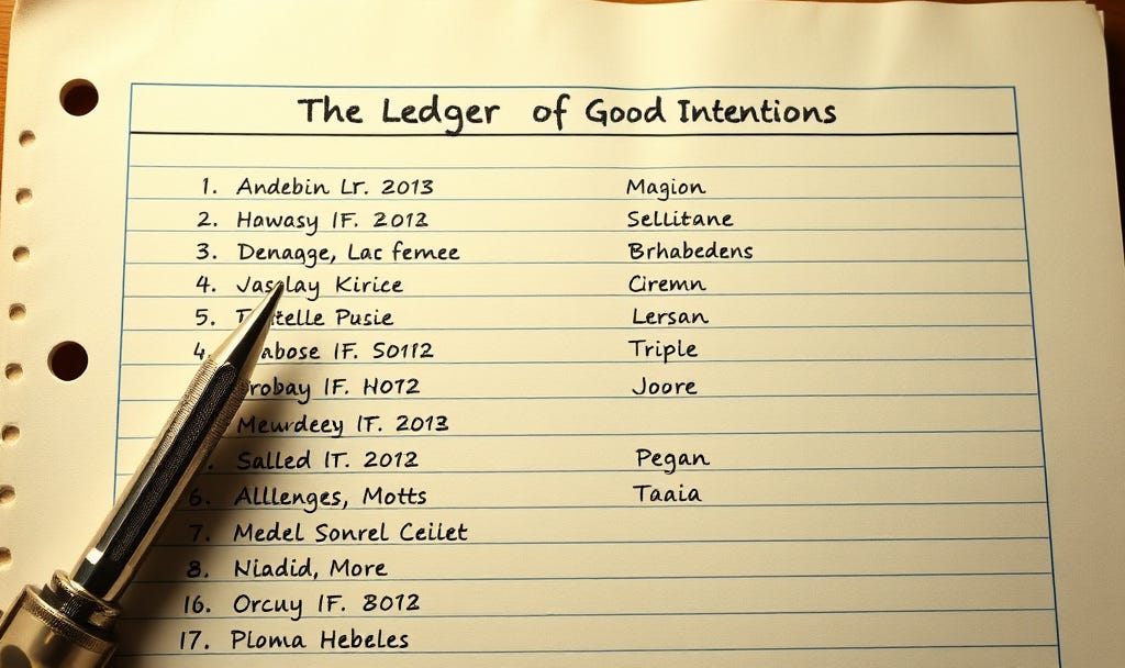 The Ledger of Good Intentions: A Warning. episode artwork
