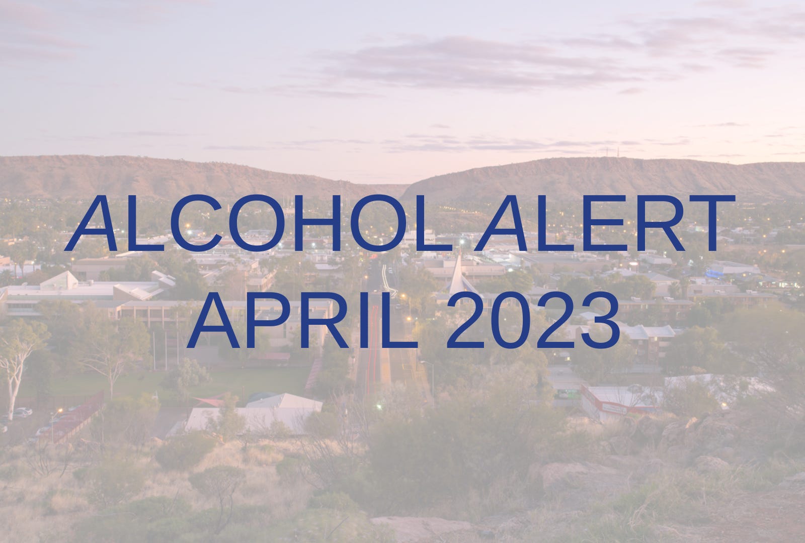 Alcohol Alert - April 2023 episode artwork