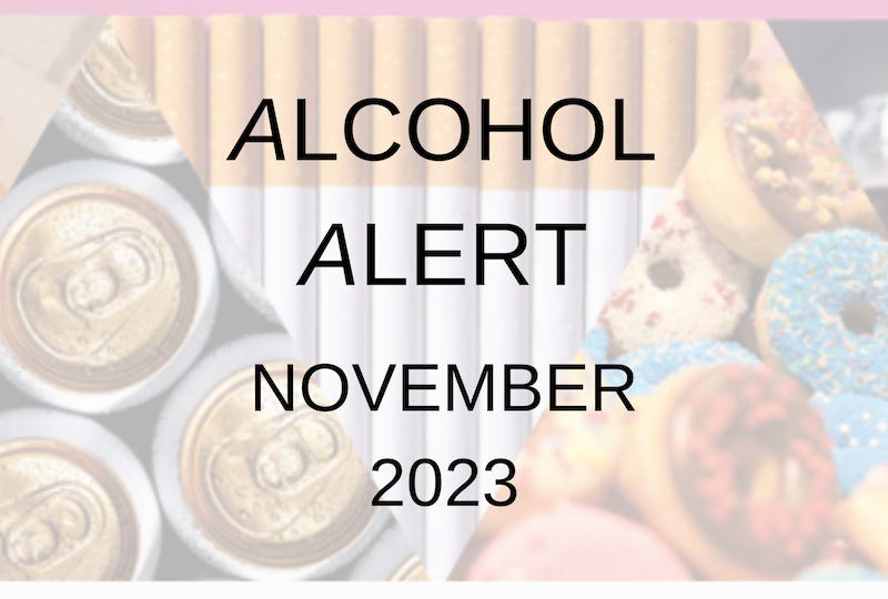 Alcohol Alert - November 2023 episode artwork
