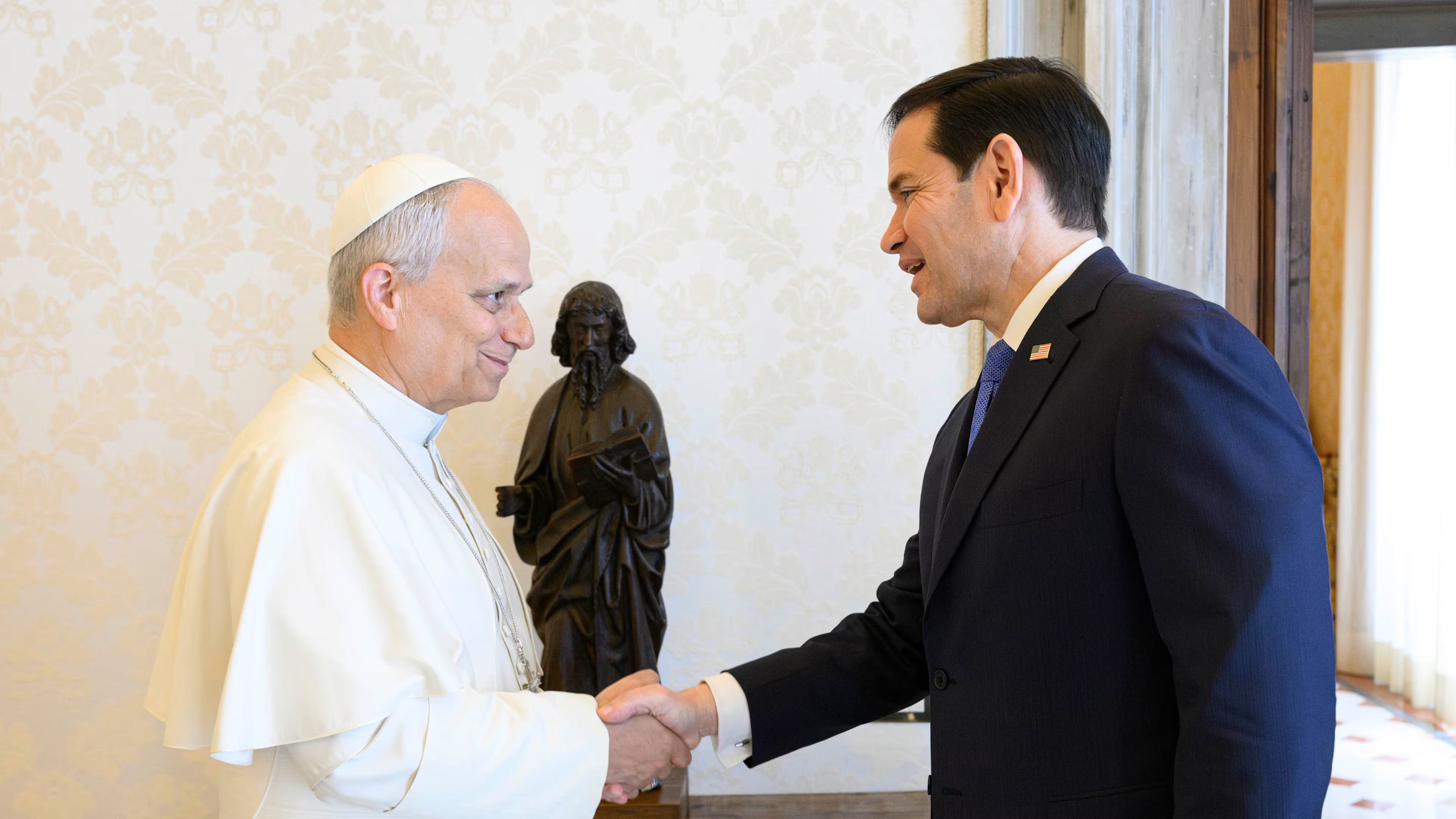 Pope Leo meets with Marco Rubio