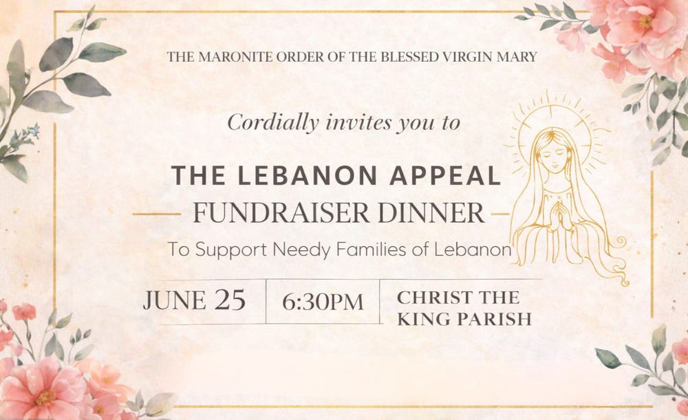 Fundraiser Dinner for Lebanon  episode artwork