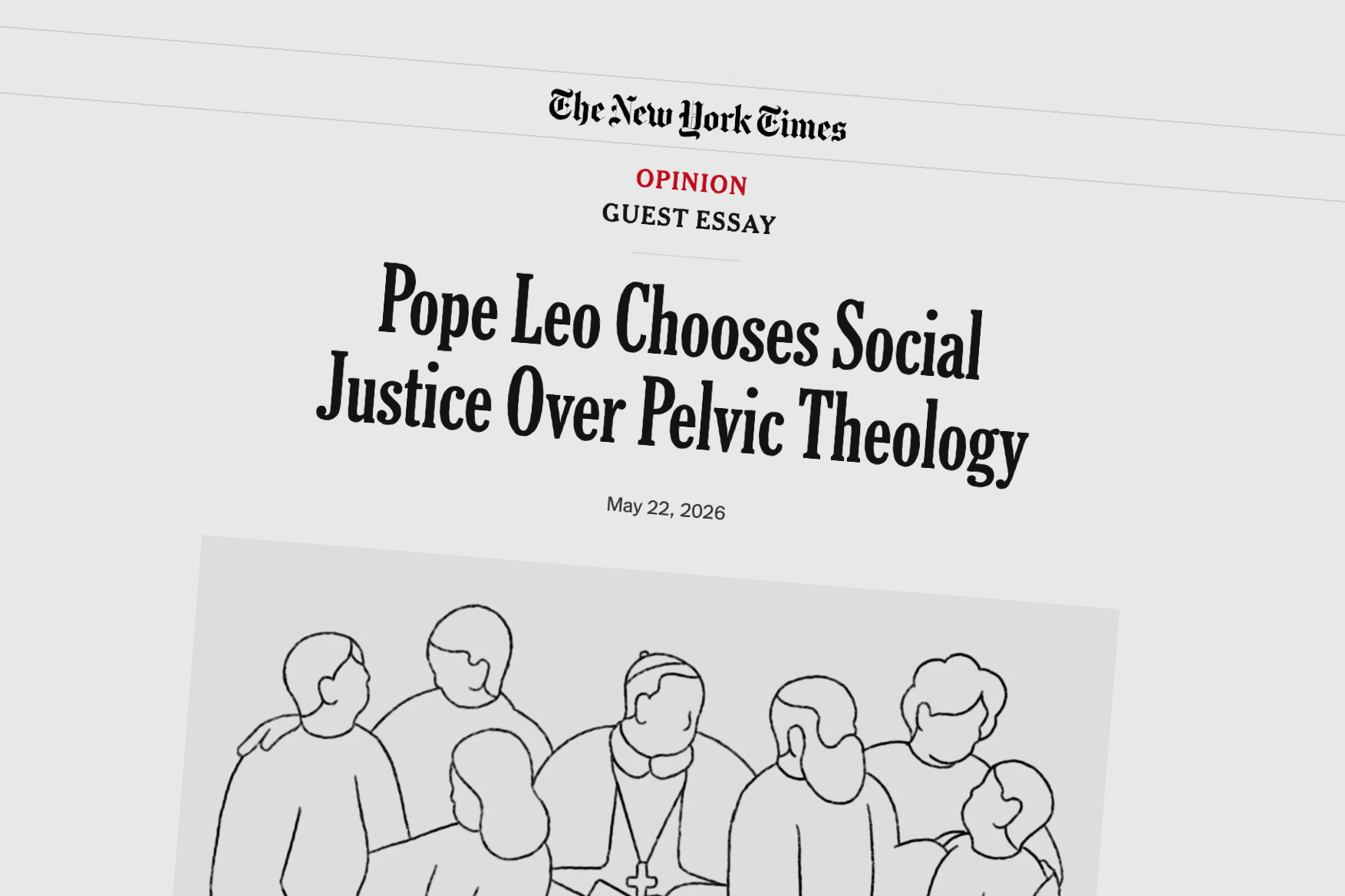 Hey NYT: There is more to the Church than “Pelvic Theology”