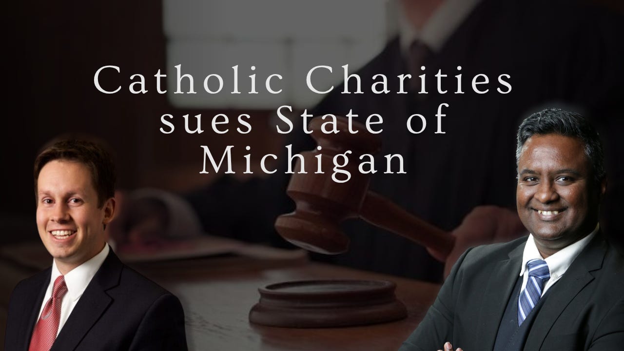 Catholic Charities sues Michigan over loss of women’s services designation episode artwork