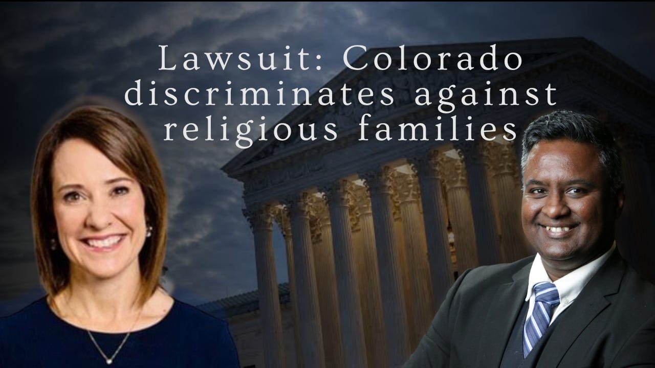 Lawsuit: Colorado discriminates against religious families    episode artwork