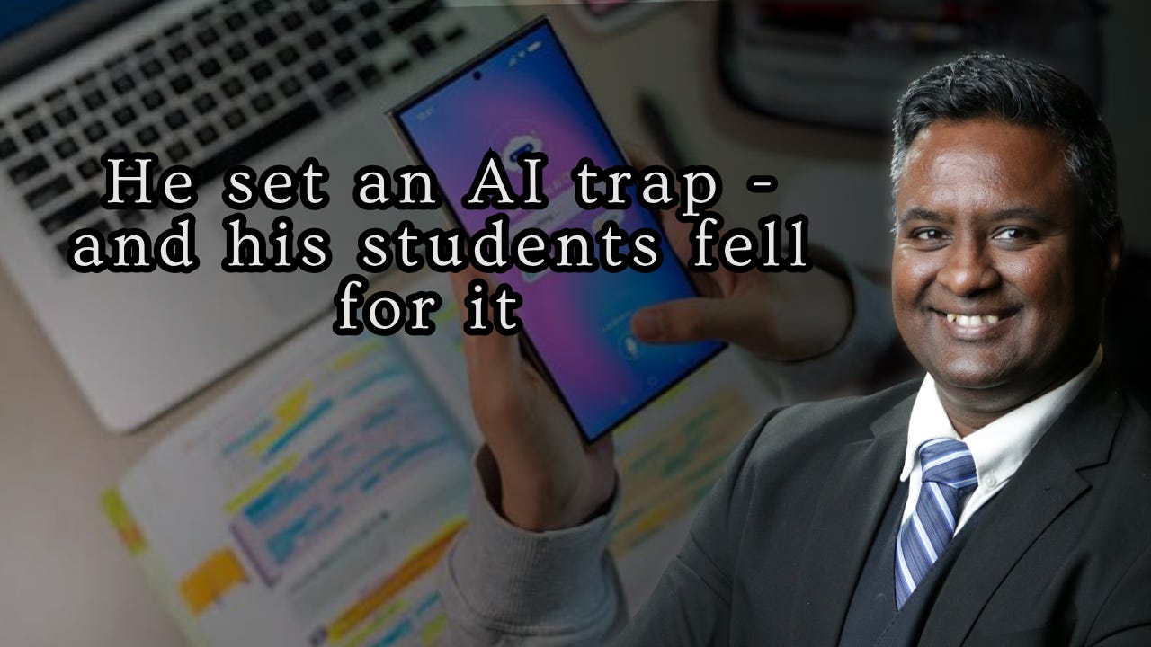 He set an AI trap - and his students fell for it  episode artwork