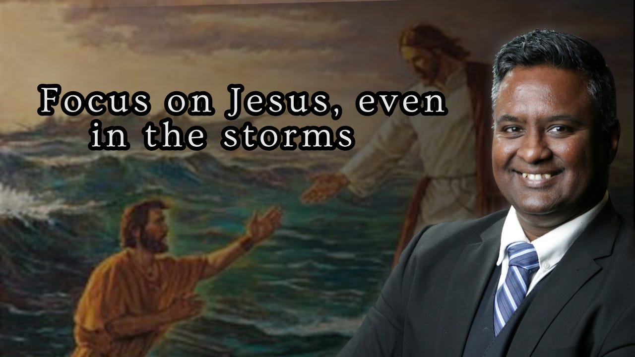 Focus on Jesus, even in the storms episode artwork