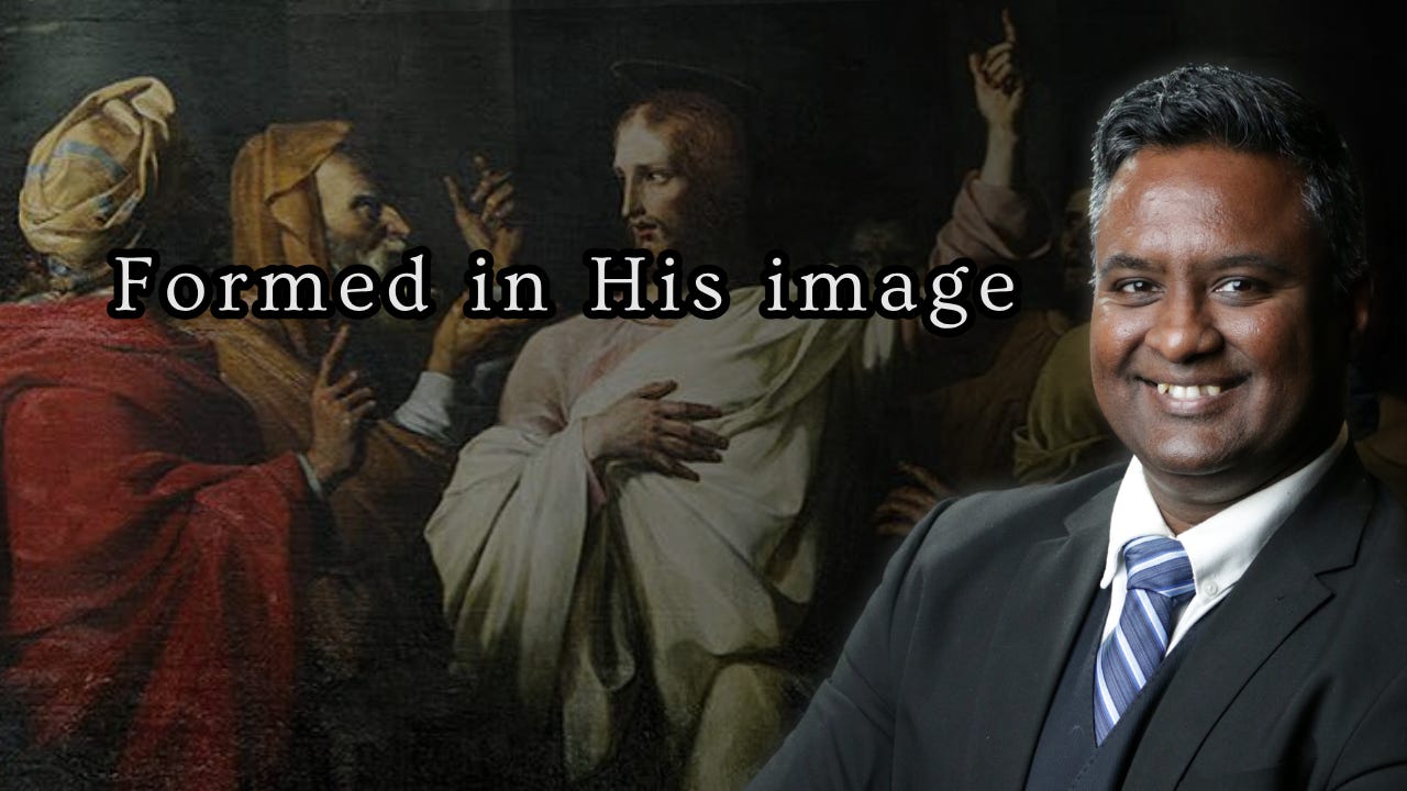 “Trust Him to keep forming us in His image”  episode artwork