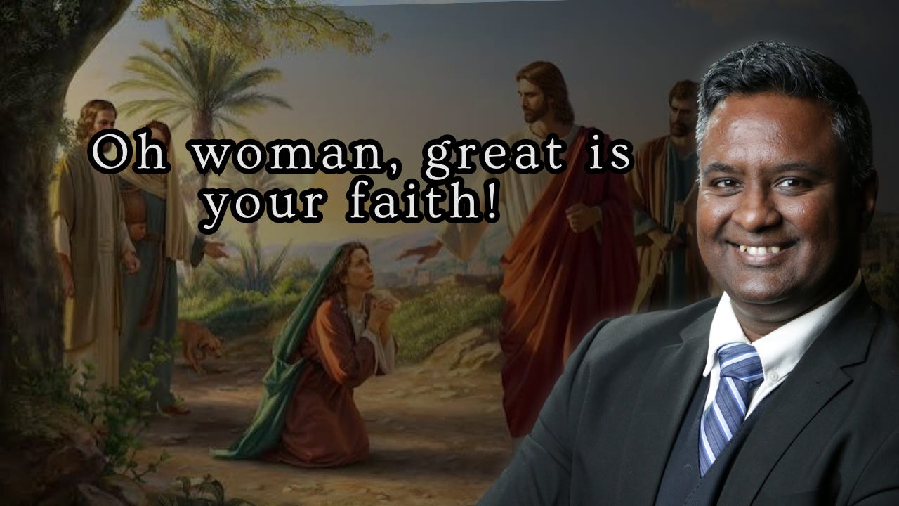 Oh woman, great is your faith!  episode artwork