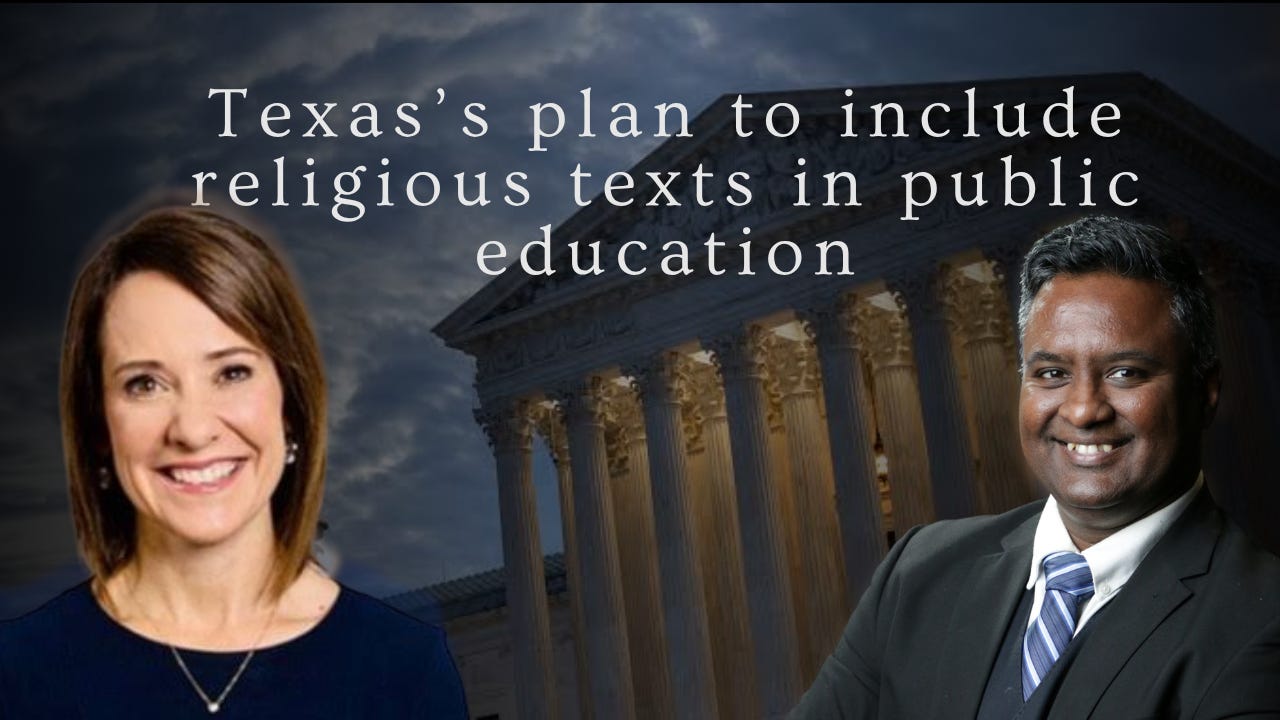 Texas’s plan to include religious texts in public education episode artwork