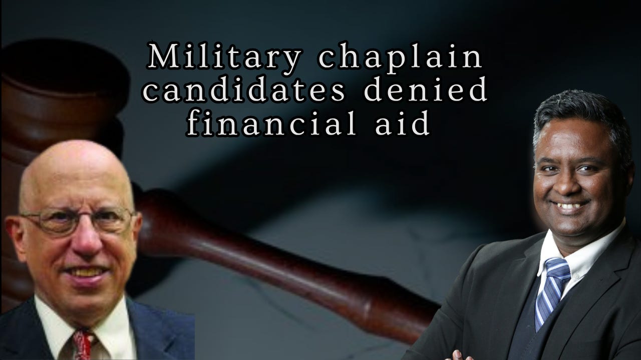 Military chaplain candidates denied financial aid  episode artwork