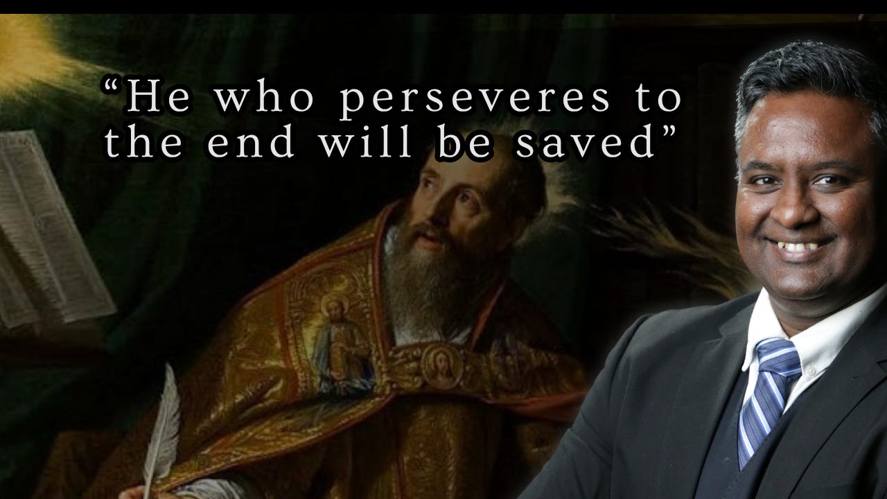 “He who perseveres to the end will be saved” episode artwork