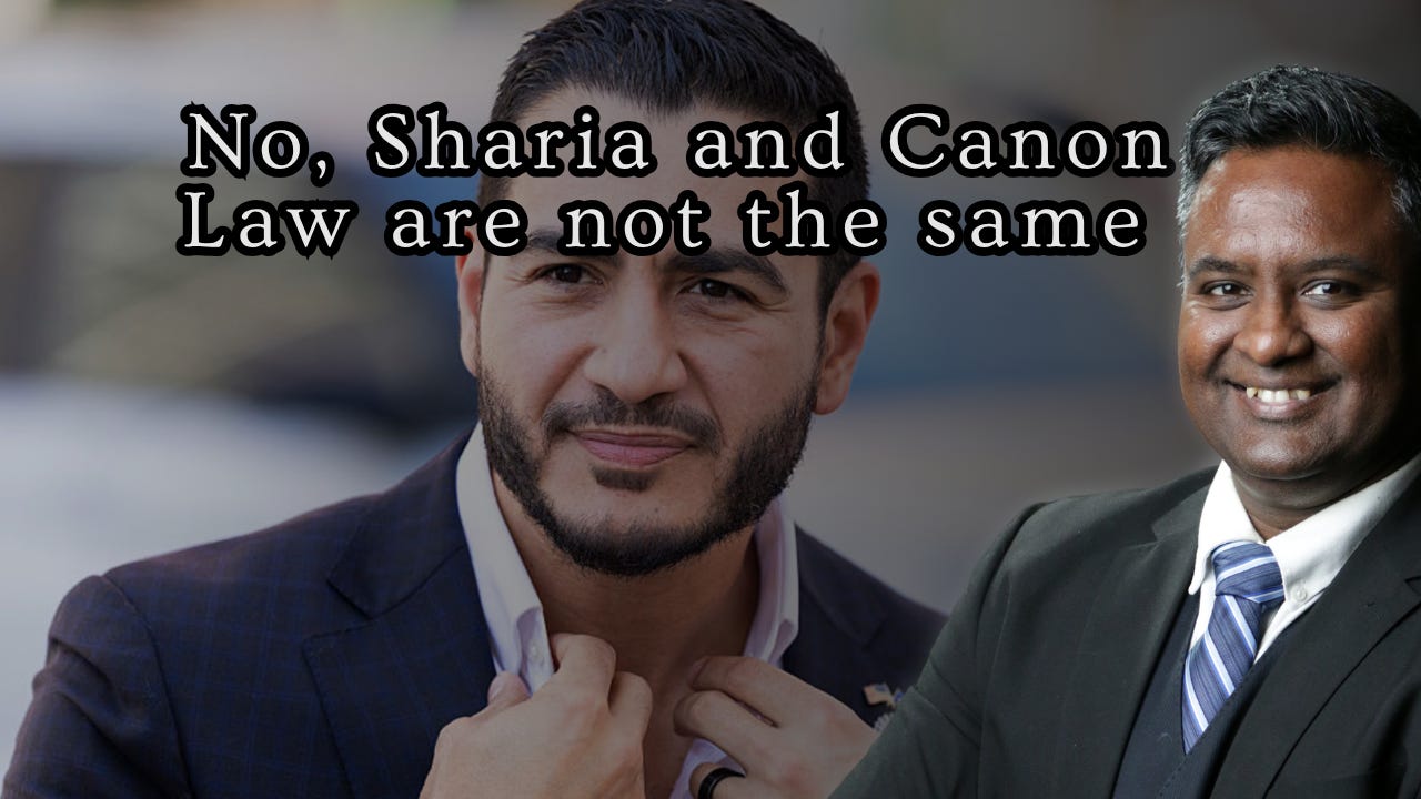 No, Sharia and Canon Law are not the same  episode artwork