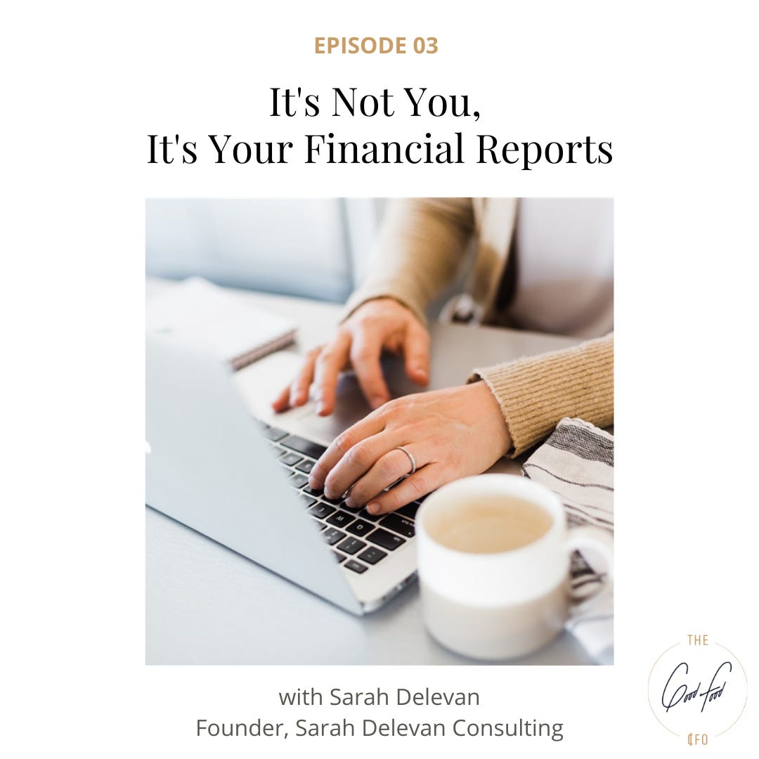 It's Not You, It's Your Financial Reports episode artwork