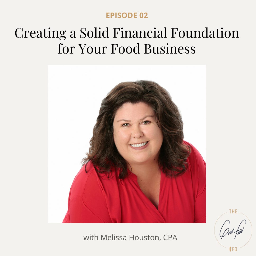 BUILDING A SOLID FINANCIAL FOUNDATION FOR YOUR FOOD BUSINESS