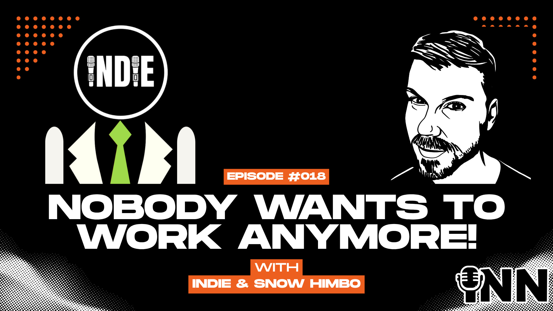 Nobody Wants to Work Anymore #18 w/ Indie and Snow Himbo episode artwork